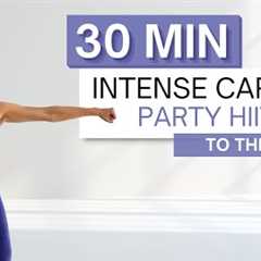 30 min CARDIO PARTY HIIT WORKOUT | No Squats or Lunges | Fun & High Intensity | To The Beat ♫