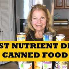 Best Nutrient Dense Canned Foods