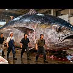 Fresh Tuna Seafood Preparation with Traditional Technique 🌊🐠