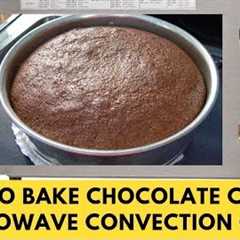 How To Make Cake In Microwave Convection Oven - Chocolate Cake Recipe by Madeeha