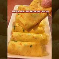 Simple and Fast Breakfast recipe #easybreakfast #easyrecipe #chinesefood #breakfastrecipe #pancake