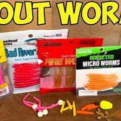 TROUT WORMS Trout Fishing Tips & Trout Worms Reviews (Which Worm Is the BEST???)