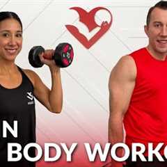 40 Min Full Body Dumbbell Workout at Home Strength Training