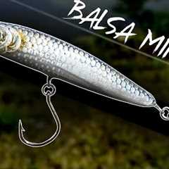 Making a Shiny Balsa Minnow Lure