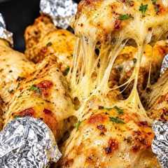 Cheese Chicken Legs Recipe 🍗🧀 | super cheesy and juicy chicken 