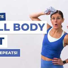 35-Minute Full Body HIIT Workout (No Equipment, No Repeat)