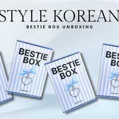 Unboxing my STYLEKOREAN Bestie Blue Box with curated k-beauty
