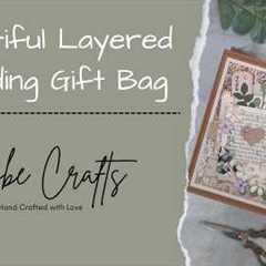 Beautiful Layered Wedding Gift Bag
