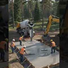 From Empty Land to DREAM CABIN 🏡🌲 | Incredible House Construction Timelapse