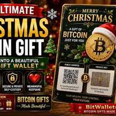 The Ultimate Christmas Bitcoin Gift 🎄 Turn Bitcoin into a Beautiful Holiday Gift Wallet