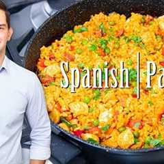 Paella Recipe Seafood + Chicken & Prawns - Easy Prep & SUPER Tasty #Ad