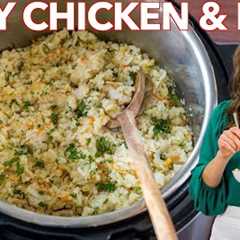 Instant Pot Chicken and Rice  | One Pot - 30 min Dinner