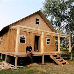 Building A Log Cabin To Raise My Family In | Cedar Shakes | Log Porch