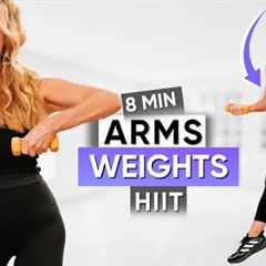 8-Minute UPPER BODY Workout With Light Weights | Women Over 50!