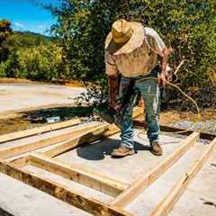 Wall Framing On My NEW Well Pump House!
