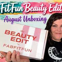 August FabFitFun Monthly Beauty Edit Box Full Unboxing 