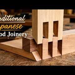 Japanese Woodworking Master Creates Strong Wood Connections Without Screws