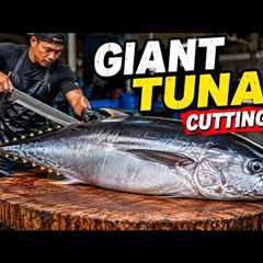 Amazing Tuna Cutting Skills 🔪 | Giant Tuna Cutting &amp; Perfect Tuna Slicing