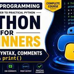 Python Tutorial for Beginners #2 | Syntax, Comments & print()