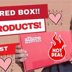 Allure Beauty Box August 2026 ❤️ NEW RED BOX! “We Know Beauty Best” Repackaging Debut!
