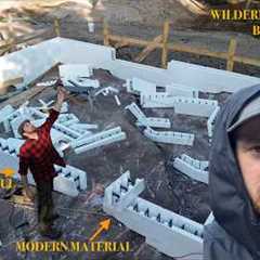 19. Just Build Your Own Off Grid House. ICF Foundation, Stair Build, Search for Moose in the Back 40