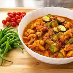 Easy Chicken Recipe | Creamy Chicken with Zucchini & Cauliflower