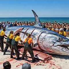 How Do Fishermen Catch 100 Giant Swordfish? | Longline Fishing