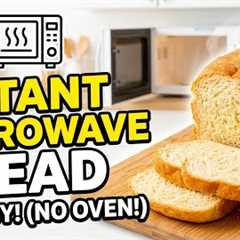 Soft Fluffy Bread in Microwave Oven | Instant Yeast Recipe