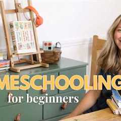 How We Homeschool + What We Use: Routine, Tour, Curriculum for Ages 3, 6, 8, and 10 + a Baby