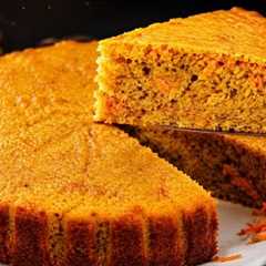 Healthy Carrot Banana Cake | Whole Wheat & No White Sugar! 🥕🍌