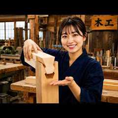 Japanese Woodworking Master Demonstrates an Incredible Wood Joint