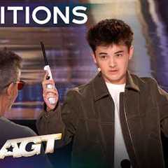 Aidan Corcoran’s Incredible Magic Makes Sofia Vergara SCREAM! | Auditions | AGT 2026