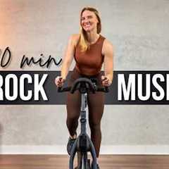 20 min  HIGH BURN Rock Themed Indoor Cycling Workout