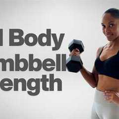 20 minute Full Body Dumbbell Strength Workout | Build Muscle & Tone 🔥