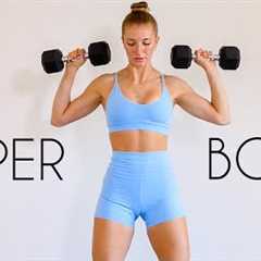 10 MIN FULL UPPER BODY Workout (Toning & Strength)
