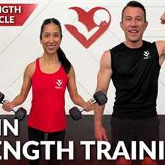 20 Min Strength Training at Home Full Body Dumbbell Workout - Weight Training for Women & Men