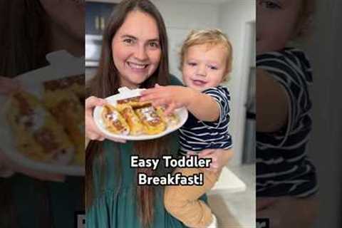 French Toast Roll Ups | Easy Toddler Breakfast #momlife #easyrecipe #breakfast #shorts