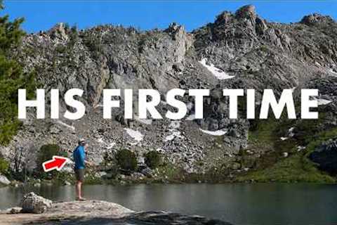 Helping My Friend Catch His First Fish (Tenkara Fly Fishing)