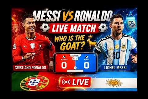 🔴LIVE: Lionel Messi vs Cristiano Ronaldo | The Greatest Football Rivalry!