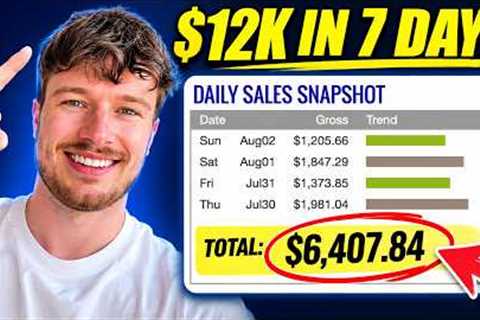 How I Made $12,500 in 7 Days Without Showing My Face| Clickbank