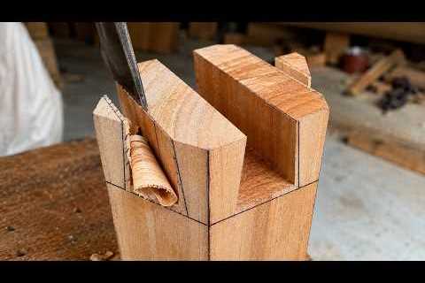 🔴TOP 99 TIPS - Japanese Carpenter Builds a Rock-Solid Structure Without Screws - You'll Never See