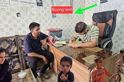 From nomadic tents to buying land; a father's big dream of building a safe home for his children