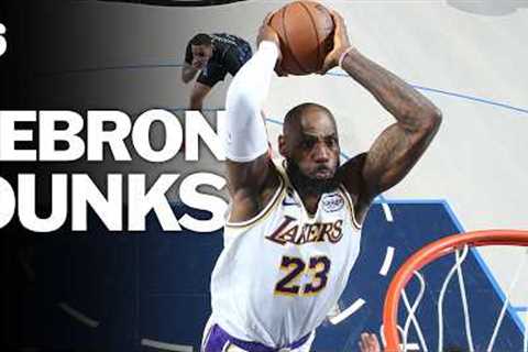 LeBron James' BEST DUNKS from 2025-26 Season