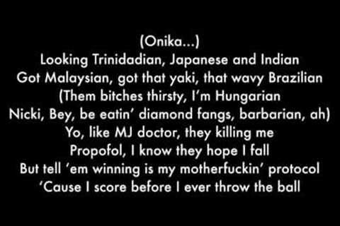 Beyoncé - Flawless (Remix) ft. Nicki Minaj LYRICS