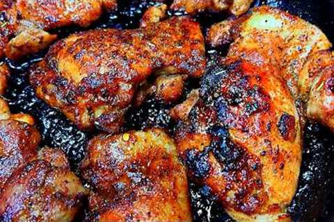 The Best Ever Baked Chicken Thighs Recipe - Easy Delicious Chicken Recipe