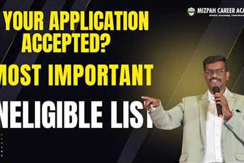 In Eligible List Released in Tamil Nadu Medical Counselling 2026 | Is Your Application Accepted?