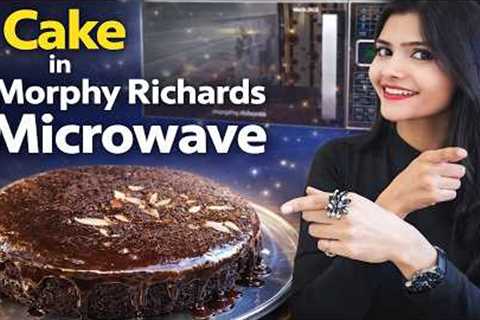 How to Make Cake in Morphy Richards Microwave | how to make Chocolate cake in microwave without egg