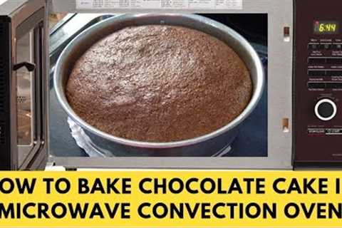 How To Make Cake In Microwave Convection Oven - Chocolate Cake Recipe by Madeeha
