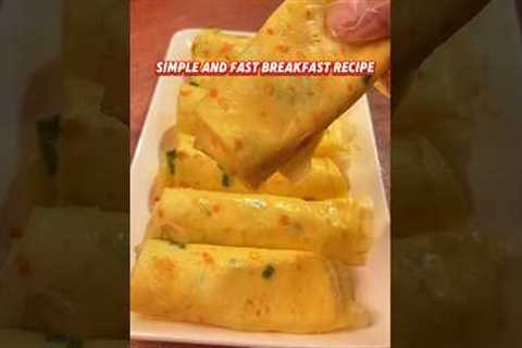 Simple and Fast Breakfast recipe #easybreakfast #easyrecipe #chinesefood #breakfastrecipe #pancake