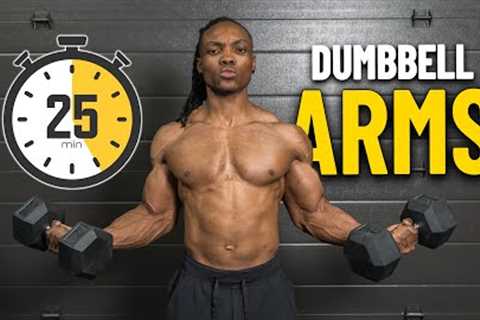 25-Min Dumbbell Shoulders, Biceps & Triceps Workout | Build & Burn Ep. 32